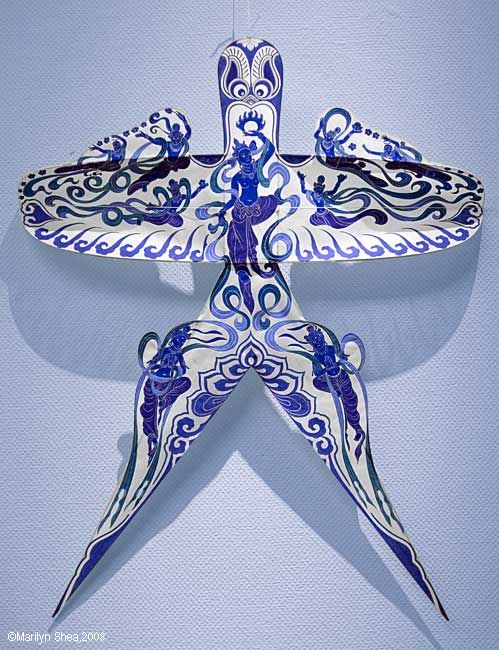 Bodhisattva Dancing in the Moonlight Kite