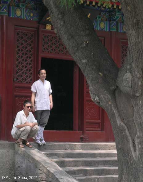 monks at White Cloud Temple 北京白云观