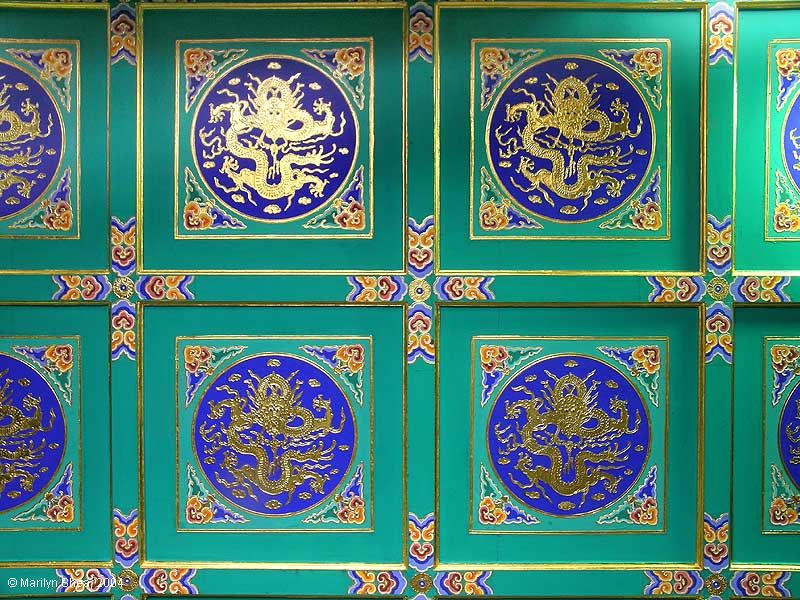 ceiling Baiyun Guan 白云观