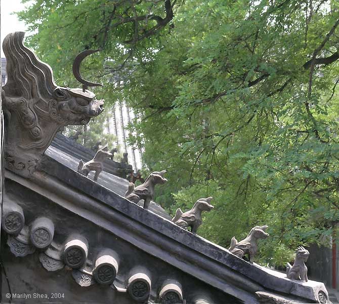 roof decorations Baiyun Guan 白云观