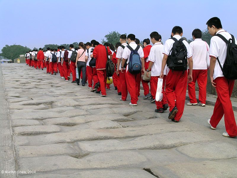 Lugou Qiao students visiting