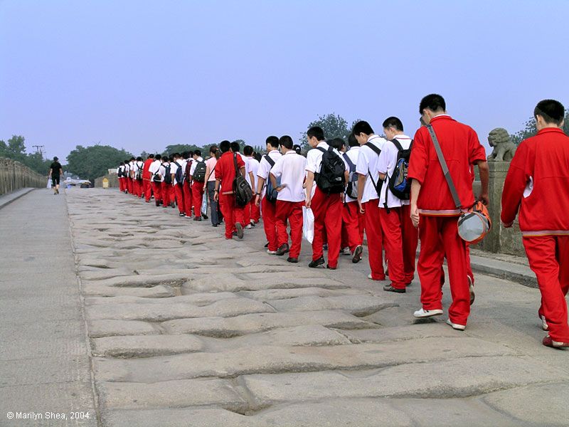 Lugou Qiao students visiting