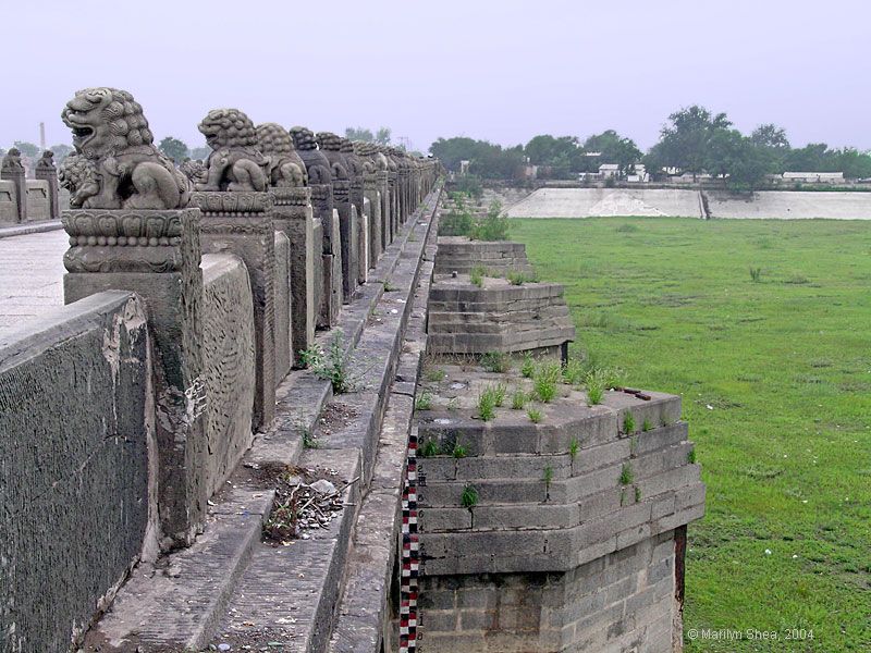 Lugou Qiao upstream piers