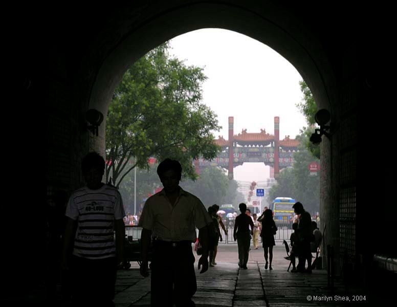 Qianmen, looking south