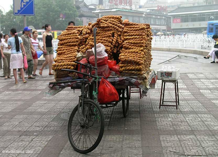 Beijing snack on a cart