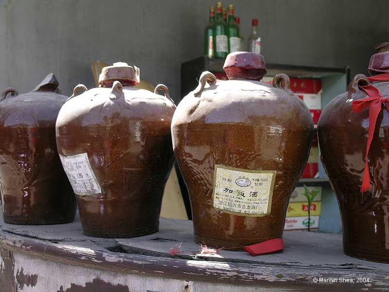 Large earthenware jugs