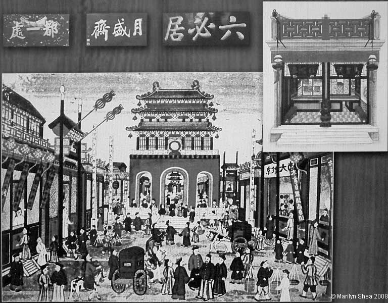 Drawing of old Beijing