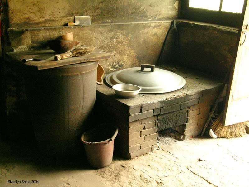 Stone kitchen stove