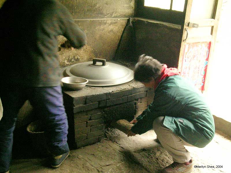 Stone kitchen stove