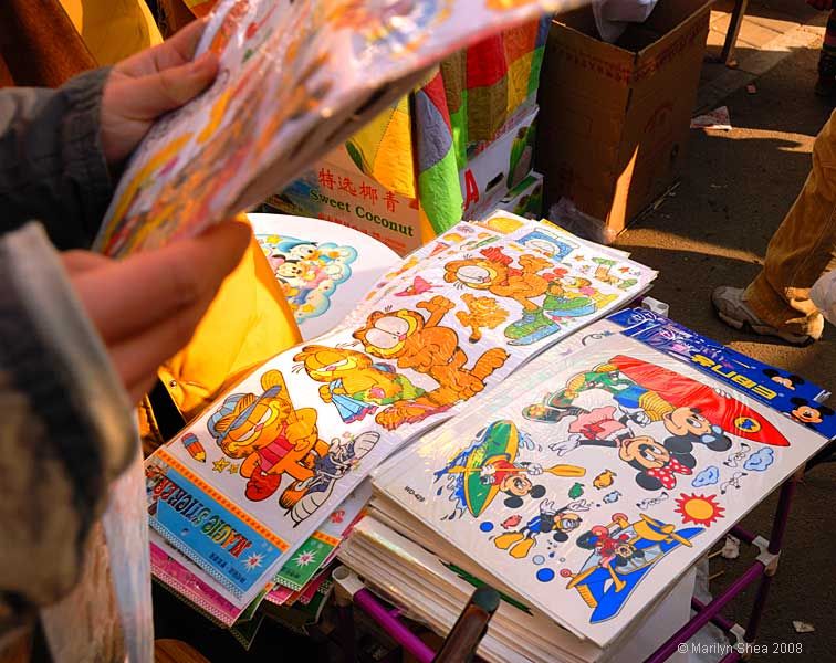 Garfield and Mickey Mouse picture books for kids