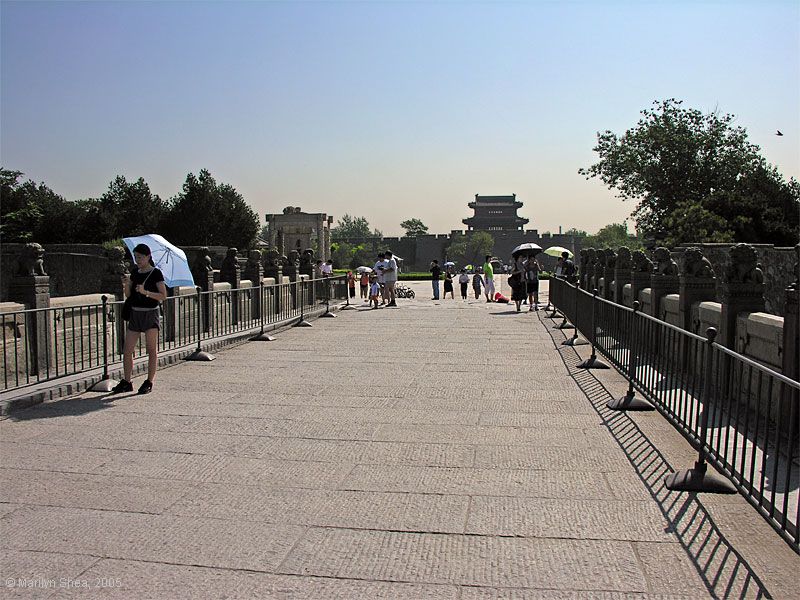 Marco Polo Bridge, looking east toward Wanping