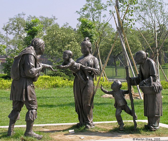 Jin family statue Marco Polo Bridge