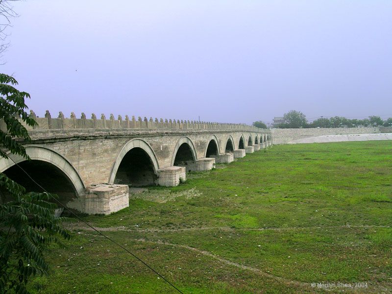 Eleven arches Marco Polo Bridge Lugou Qiao 卢沟桥