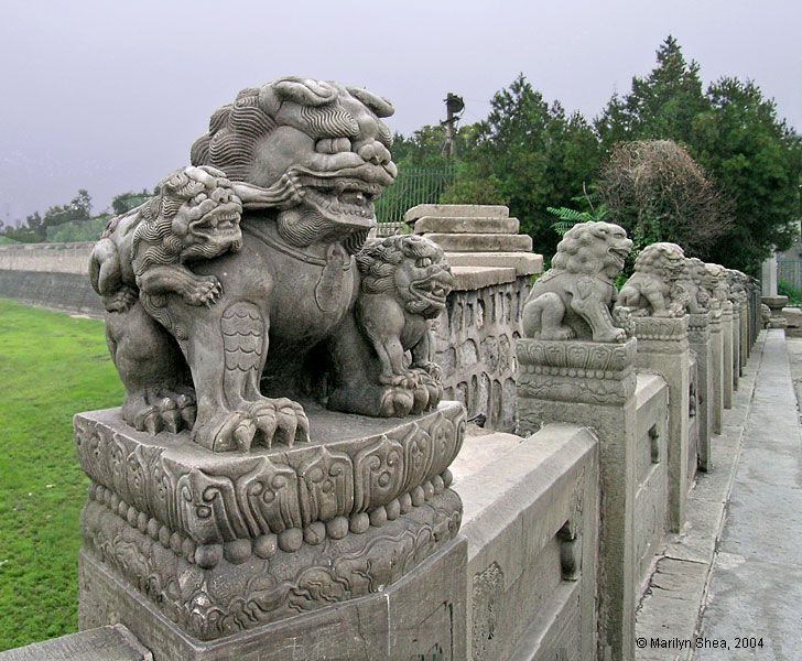 Lugou Qiao lions Marco Polo Bridge 卢沟桥