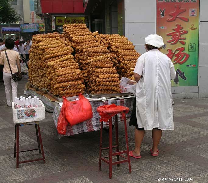 Beijing snack on a cart