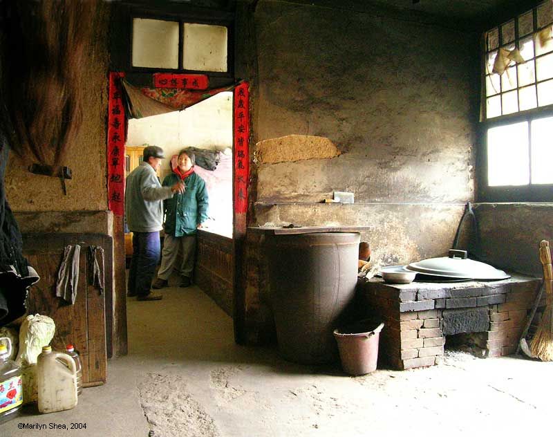 kitchen looking into the main room
