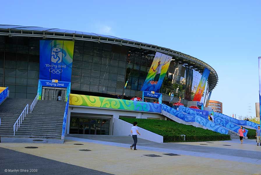 Balcony around  Beijing University of Technology Gymnasium