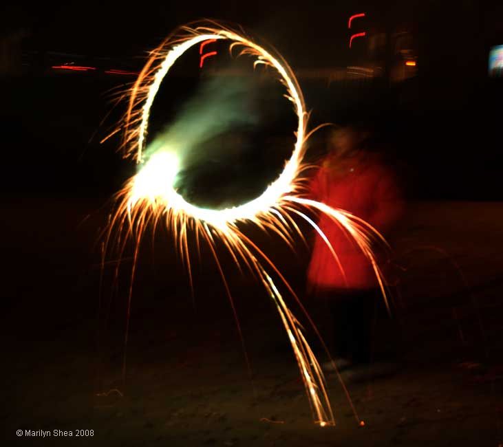 fireworks - sparkler