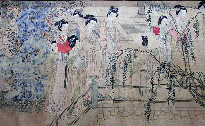 Female Figures - Du Jin - Ming Dynasty