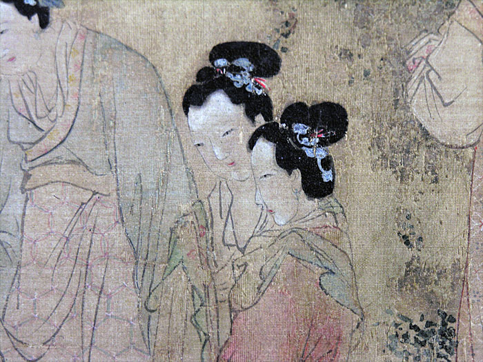 Female Figures - detail of faces