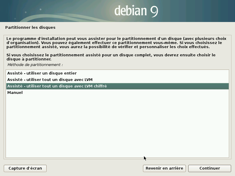 Debian-chiffrée-lvm